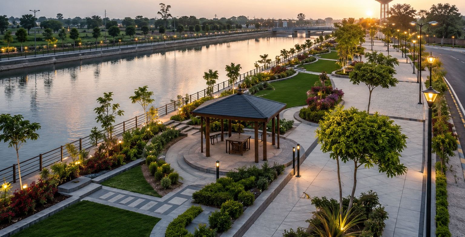 Canal View & Landscaping